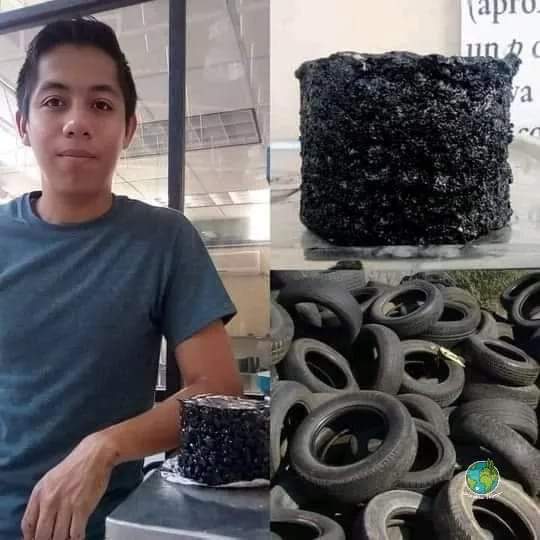 Joven mexicano ha creado un pavimento que se regenera con el&nbsp;agua.
