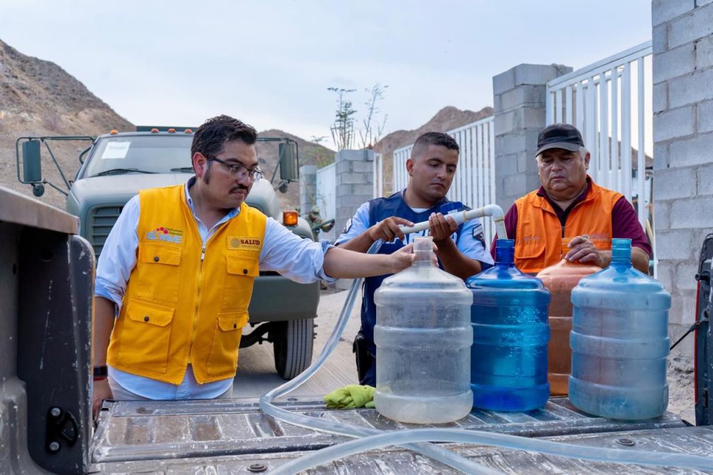 APOYA SECRETARÍA DE SALUD A ZONAS VULNERABLES EN OPERATIVO CONTRA EL GOLPE DE CALOR EN SAN FELIPE