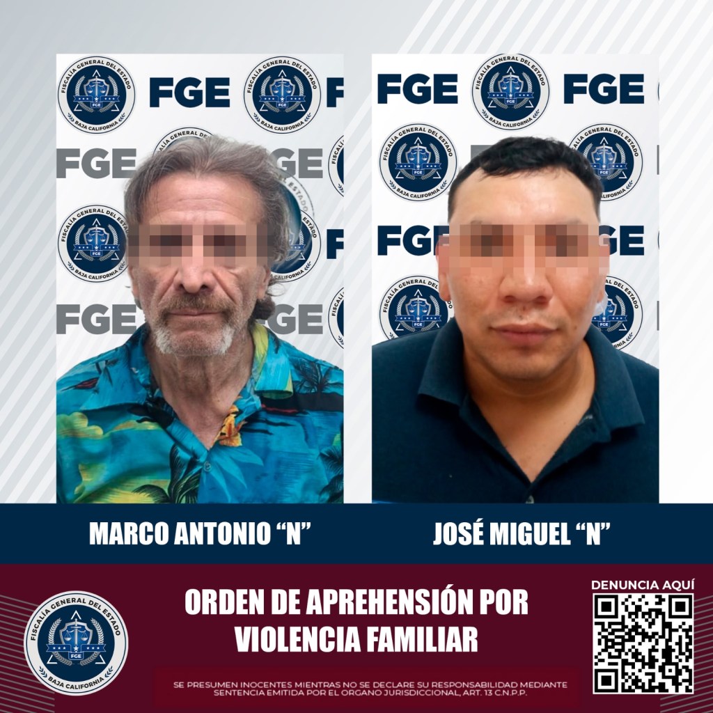 Elementos de la Agencia Estatal de Investigación detienen a dos hombres por violencia&nbsp;familiar