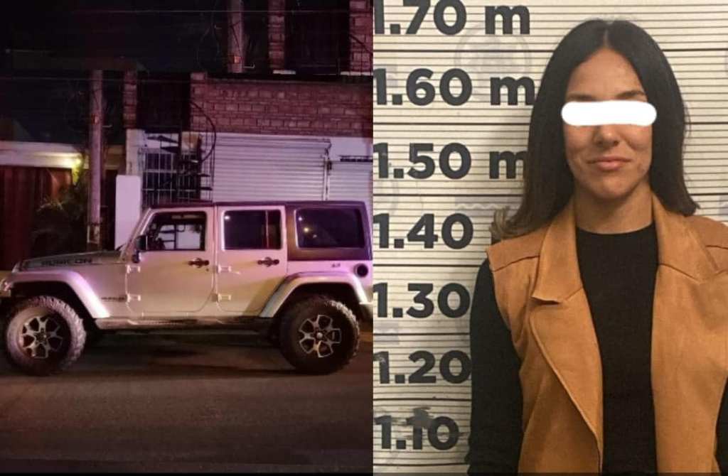 Detienen a joven mujer por conducir auto con reporte de&nbsp;robo