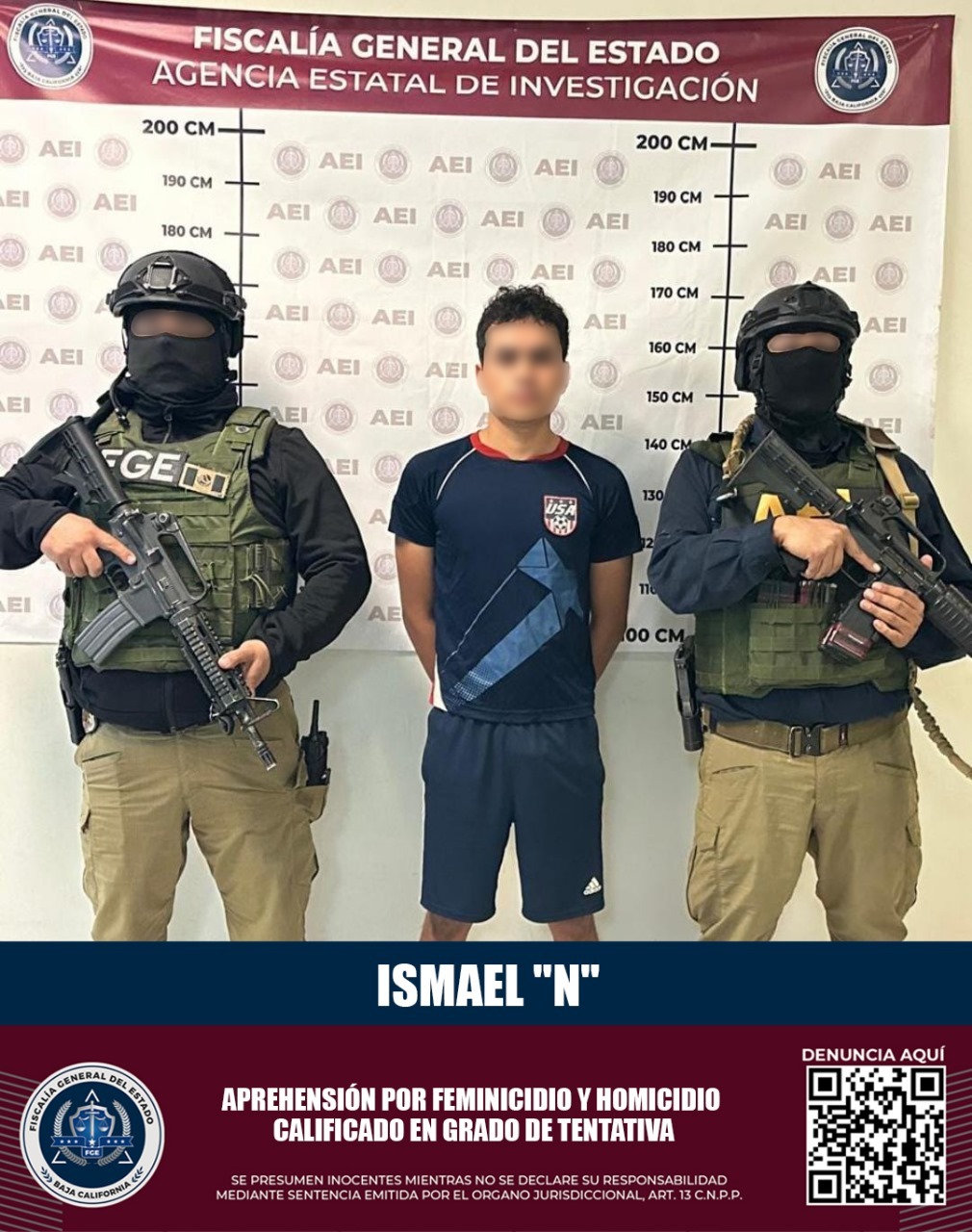 Aprehende la Fiscalía General del Estado al imputado por el feminicidio de la adolescente&nbsp;Ariday