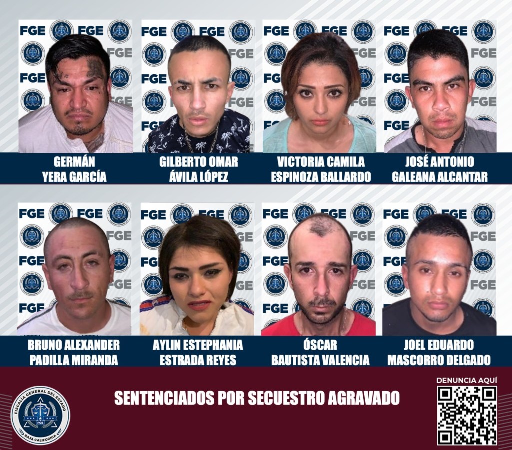 Ocho sentenciados a 155 años en prisión por secuestro&nbsp;agravado