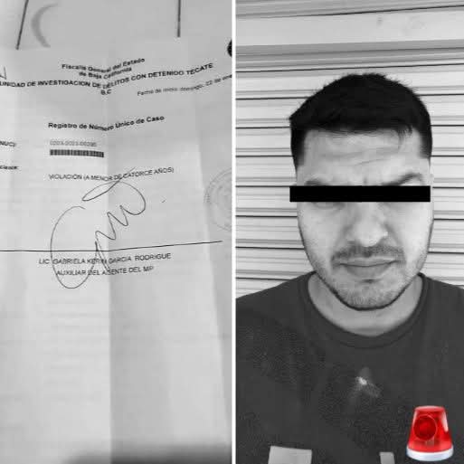 Cayó en Estados Unidos sujeto que abusó de una menor de edad en&nbsp;Tecate