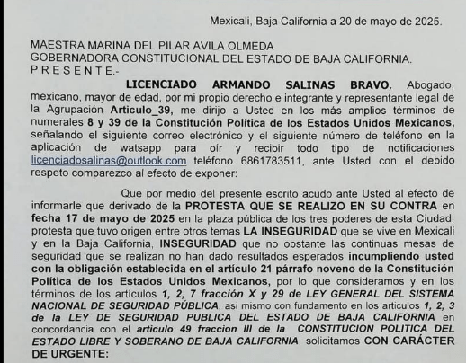 Entregan Revocación de mandato para Gobernadora de&nbsp;B.C.