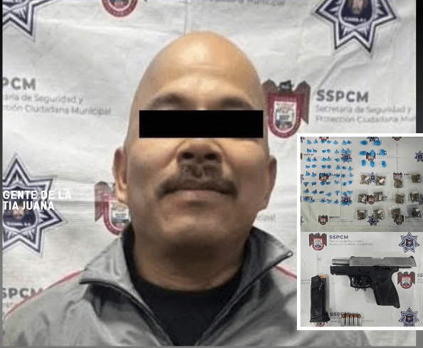 Detienen a hombre armado y con droga en la colonia Morelos de&nbsp;Tijuana