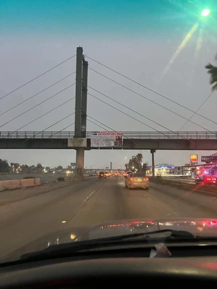 LOCALIZAN MANTAS EN 3 DIFERENTES ESTADOS DIRIGIDAS A OMAR HARFUCH Y A LA PRESIDENTA DE MEXICO CLAUDIA&nbsp;SHEINBAUM