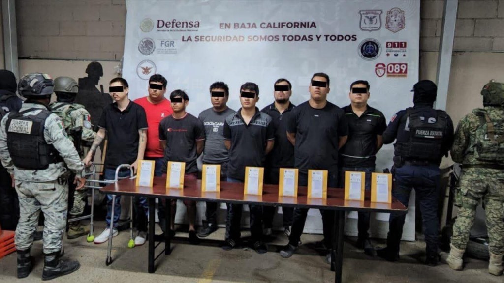 Detienen a ocho presuntos narcomenudistas en&nbsp;Mexicali