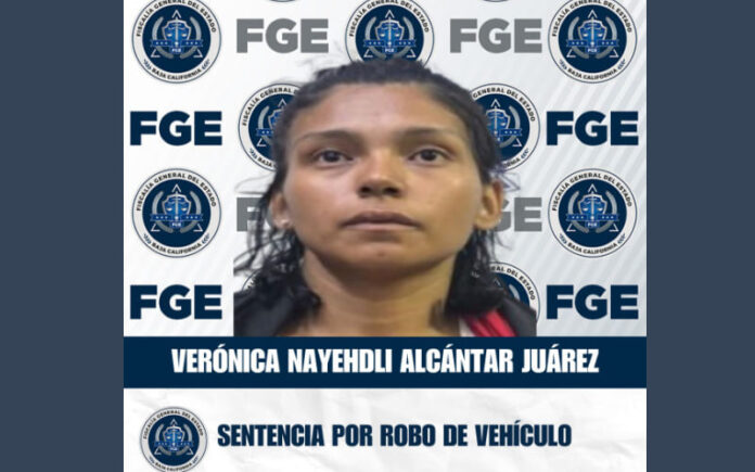 Sentencian a mujer por robo de vehículo en&nbsp;Tijuana
