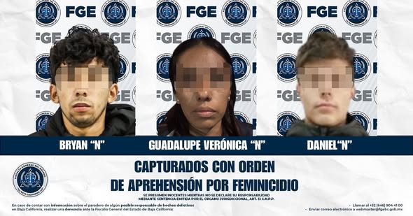 FGE captura a los tres criminales que asesinaron a la abogada Emilia Ortega en&nbsp;Tijuana