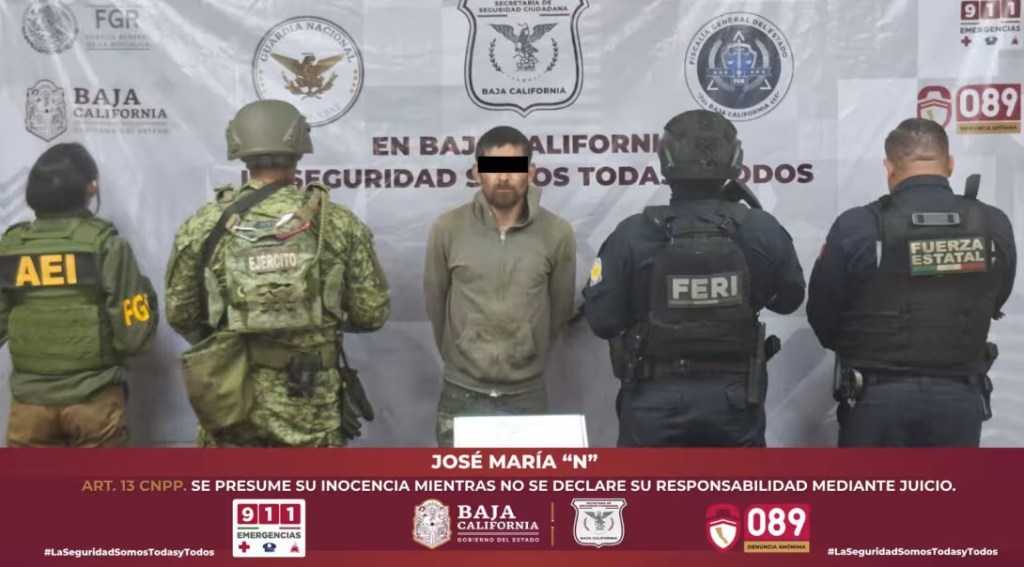 CAPTURAN A PRESUNTO DELINCUENTE EN “OPERACIÓN VALLE DE LA TRINIDAD”; LE ASEGURAN ARMA CORTA TIPO SUBAMETRALLADORA