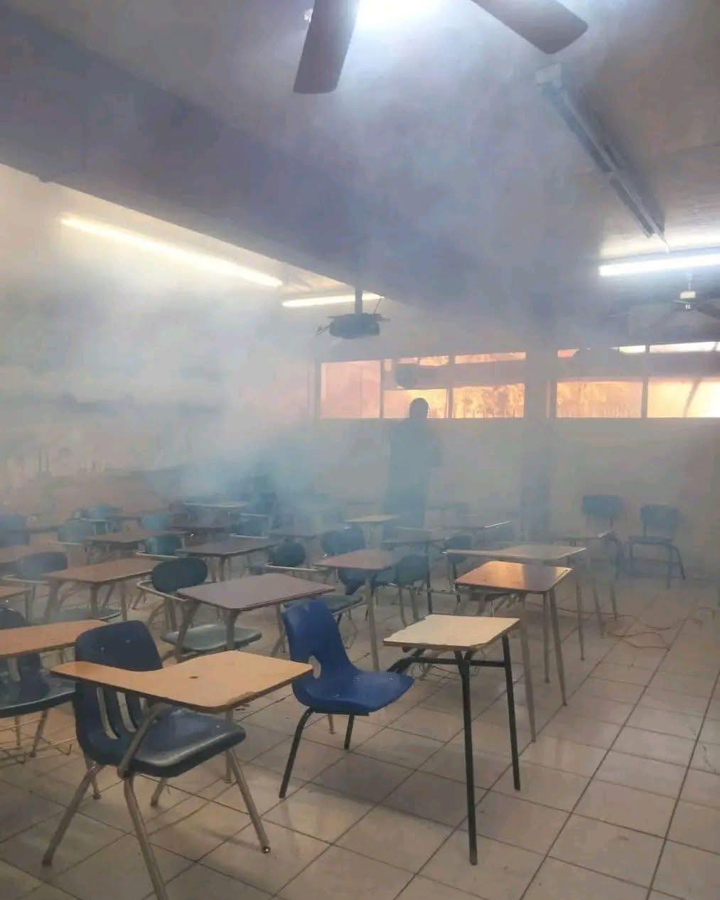 Jóvenes detonan bomba molotov en secundaria de&nbsp;Mexicali
