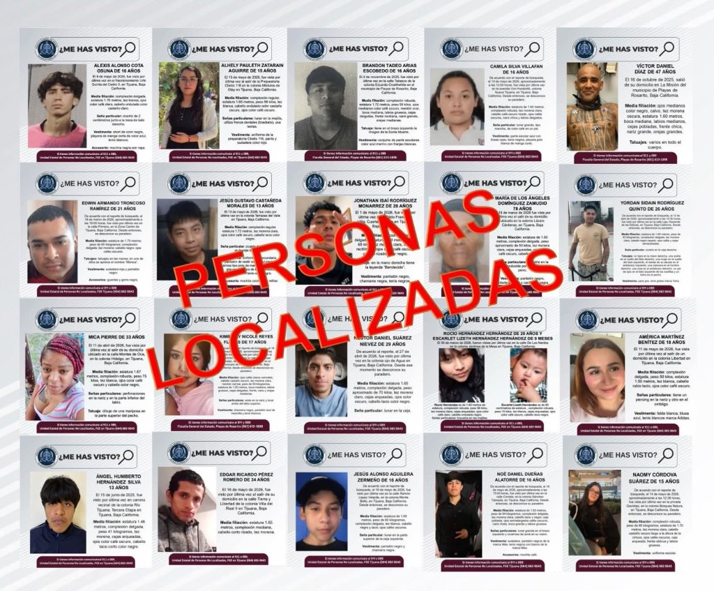Localiza FGE a 21 personas reportadas como&nbsp;desaparecidas