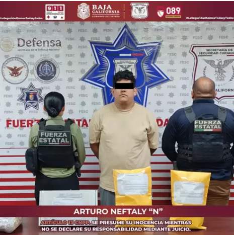Detiene Fuerza Estatal a «El Ñoño», objetivo prioritario en el Valle de&nbsp;Mexicali