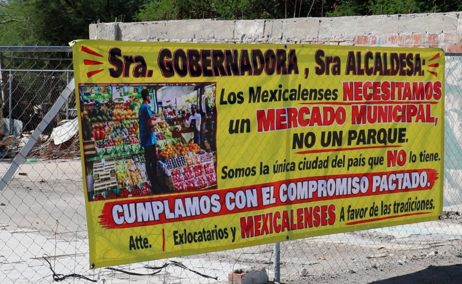Rechazan proyecto de parque en terrenos del antiguo mercado&nbsp;municipal